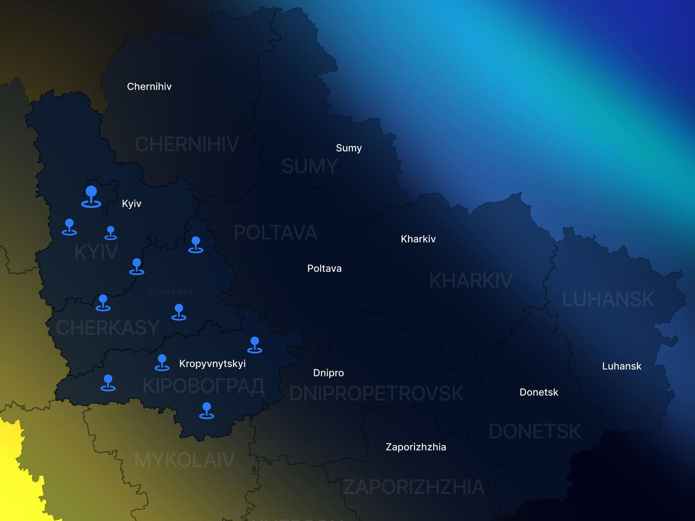 Мапа покриття